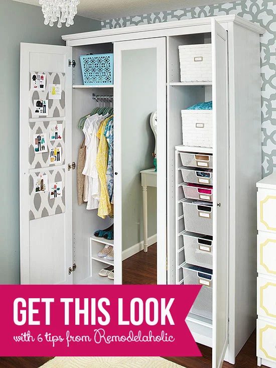 Get This Look - Organized Armoire via Bekob