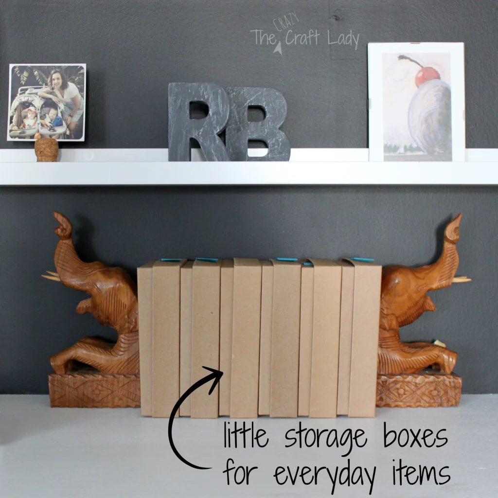Organized home office in a closet - The Crazy Craft Lady featured on @Bekob