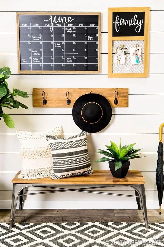 Organized Entryway Inspiration & Tips