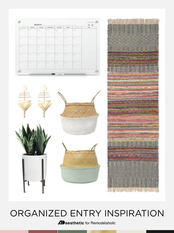 Organized Entryway Inspiration & Tips
