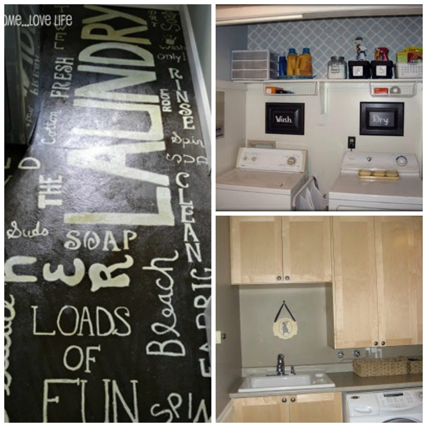 striking and organized laundry room updates