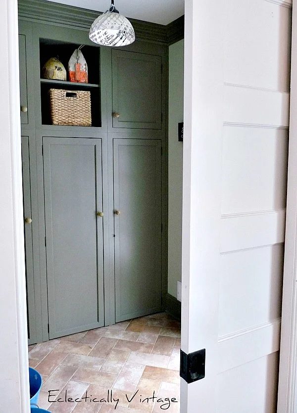 mudroom with storage, Eclectically Vintage