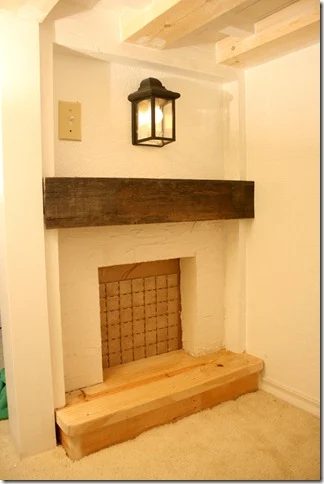 palyhouse firepalce mantel