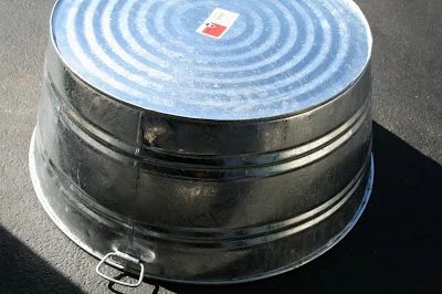 bucket for outdoor coffee table