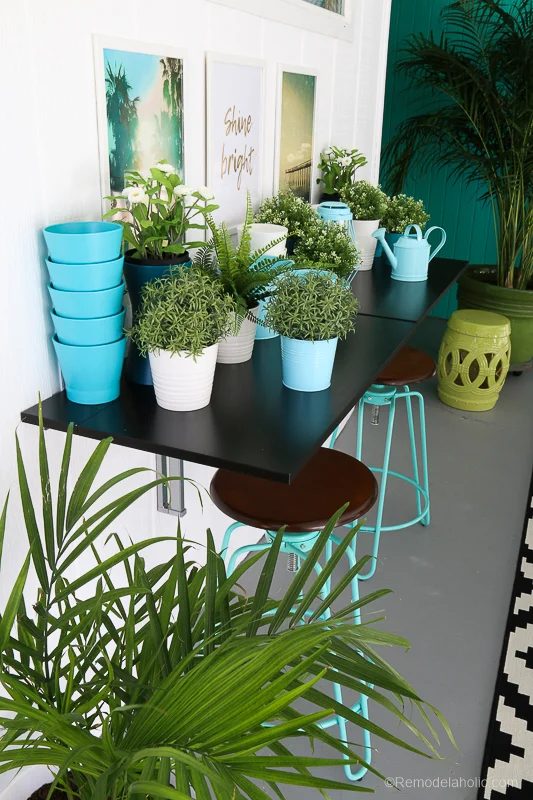 Outdoor Dining Room With IKEA Furniture @Bekob 11