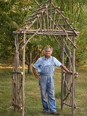make your own willow arbor