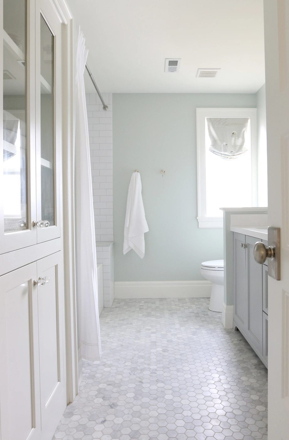 Wall Color Is Sherwin Williams Sea Salt. 2017 Color Trends
