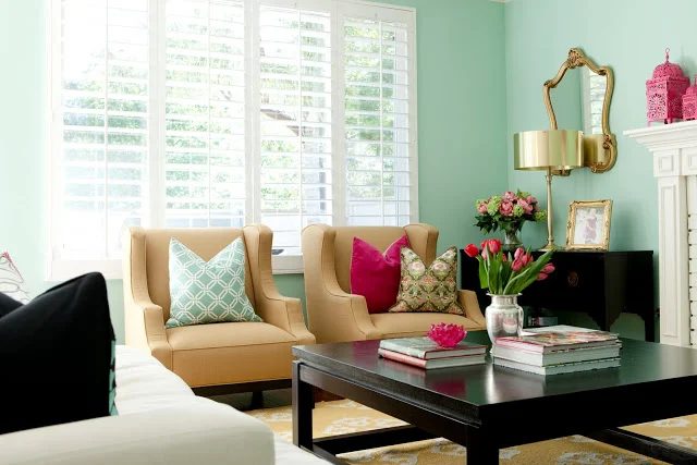 BDG Style mint living room