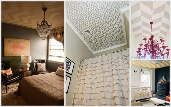 1 Cool patterns for a painted ceiling, by The Sweetest Digs featured on @Bekob