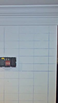 Chrvon stripe painting walkthrough #Chevron #walkthrough #wall (6)
