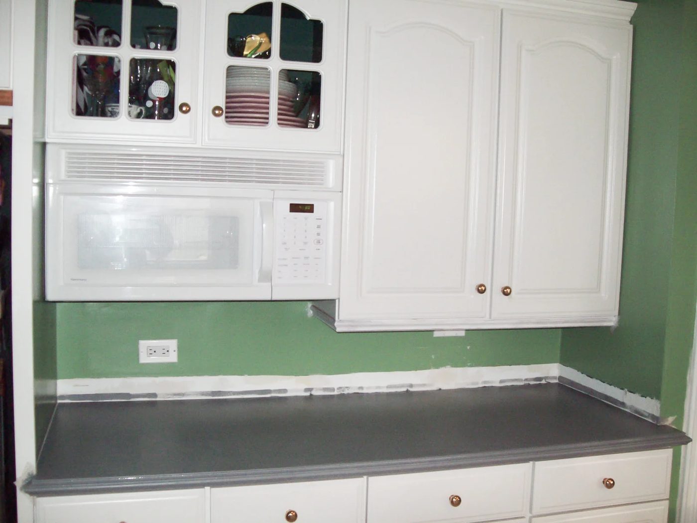 3 Primed Countertops Painted Countertop Makeoaver Step 1