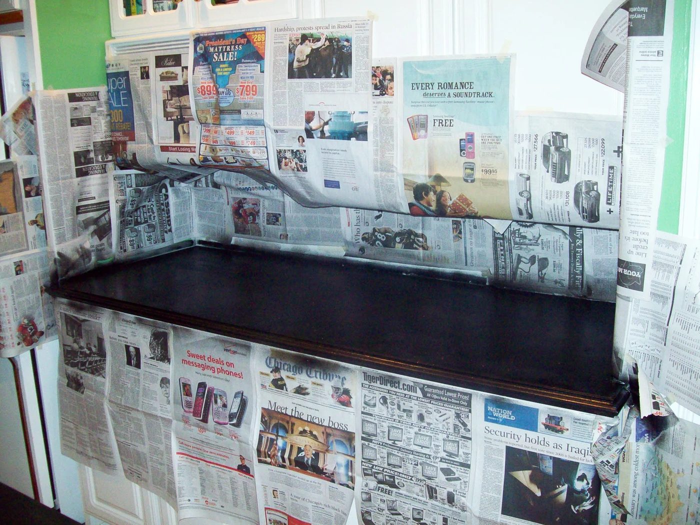 4 Spray Paint The Countertops Black Countertop Paint Makeover