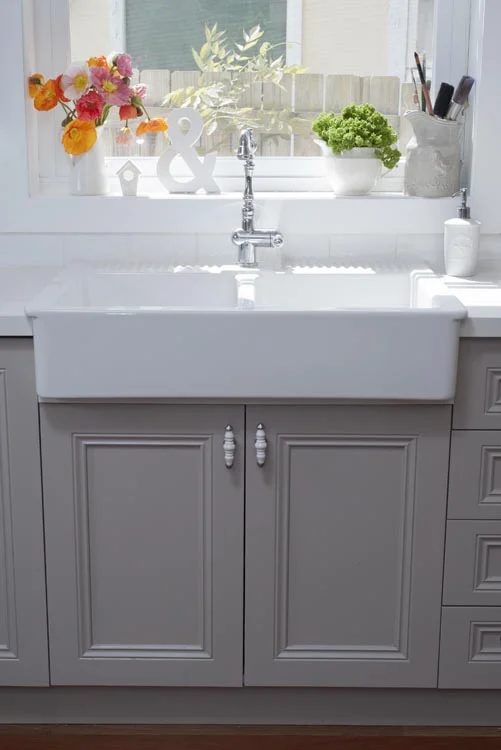 Lilyfield Life french gray cabinets