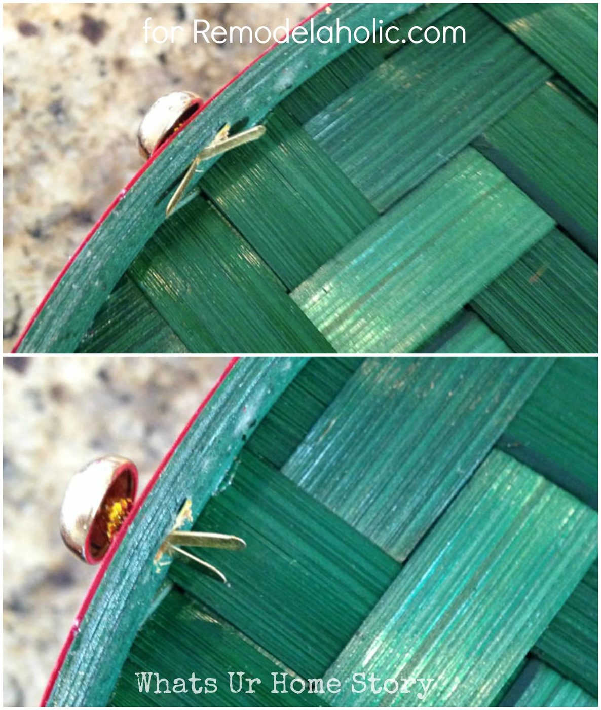 painted basket