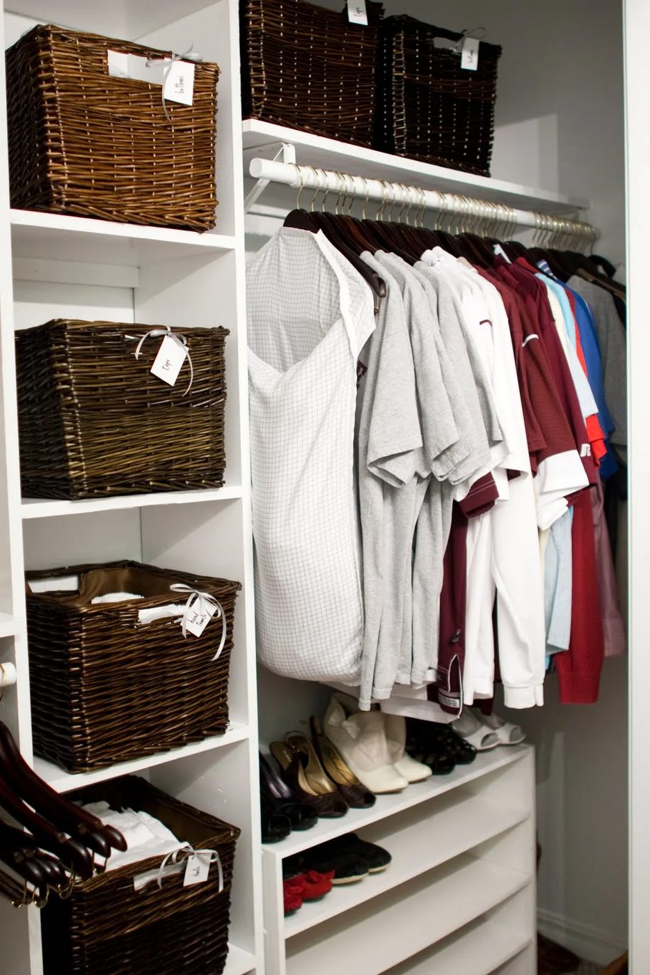 basket closet storage