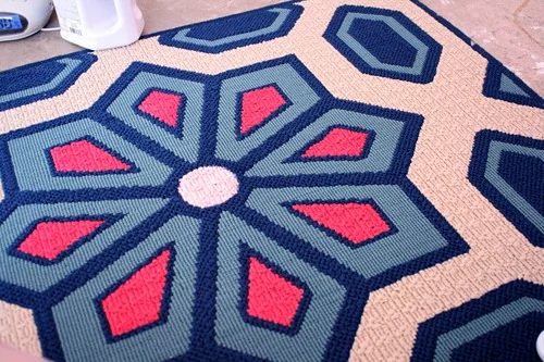 Living Room Flooring & Painting etta's Rug 022