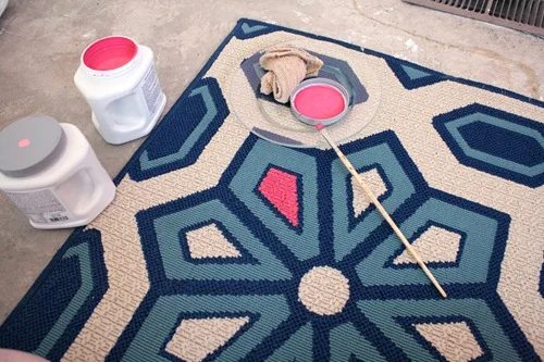 Living Room Flooring & Painting etta's Rug 020