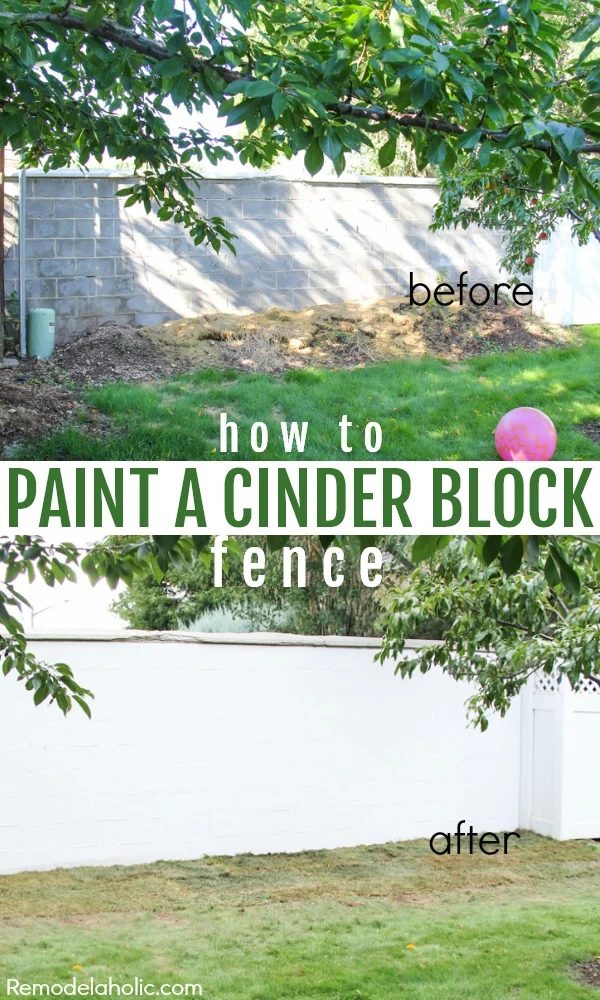 Fixing and old cinder block wall/fence patch and painting with Drylok @Bekob