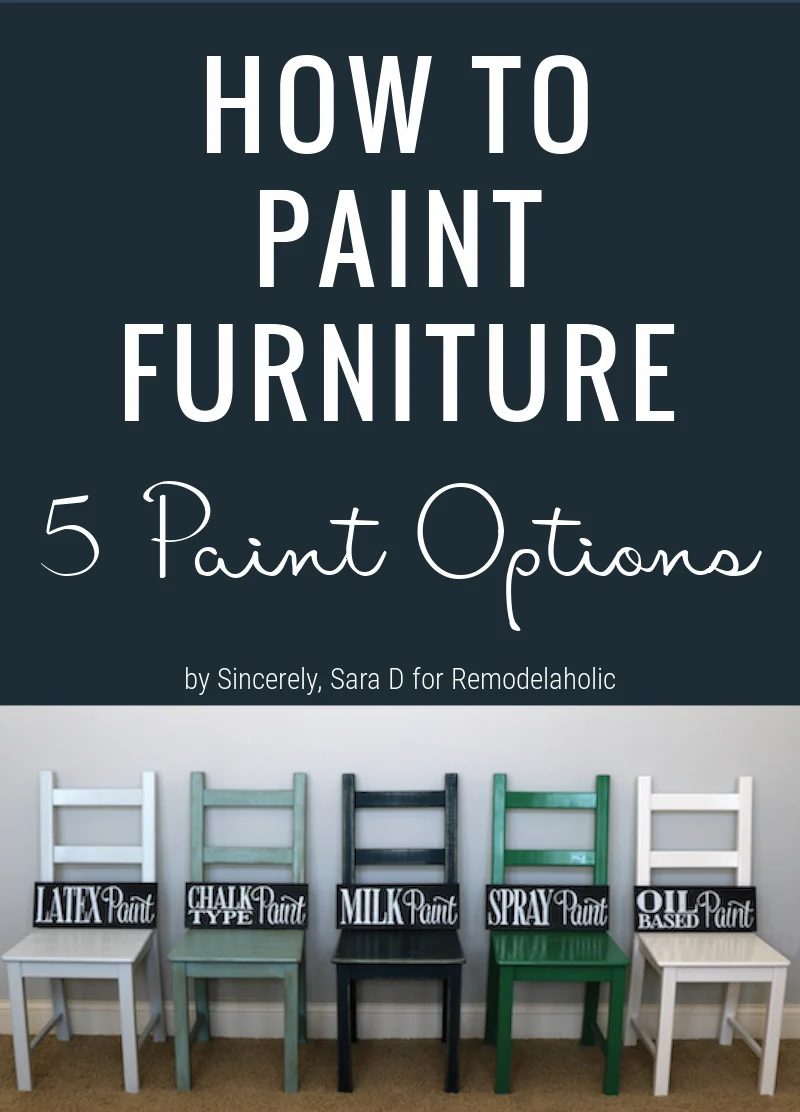 How To Choose The Right Paint To Redo Furniture, By Sincerely Sara D On Bekob