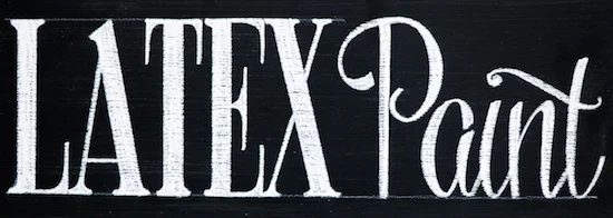 Latex Paint