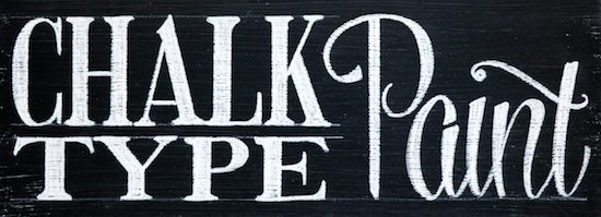 Chalk Type Paint