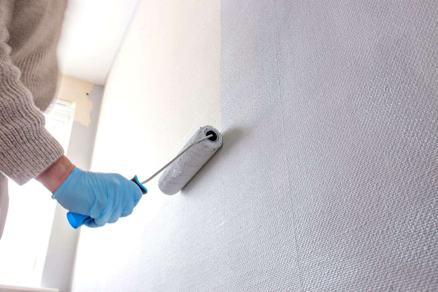 Using Paint Roller