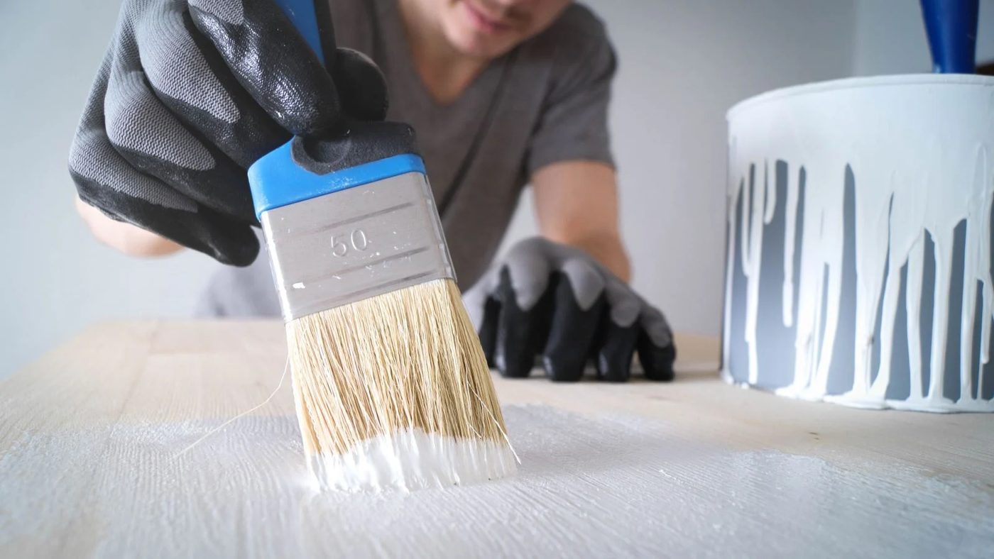 Man White Paint