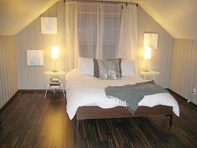 Painting Over Knotty Pine Paneling; Complete Master Bedroom Redo