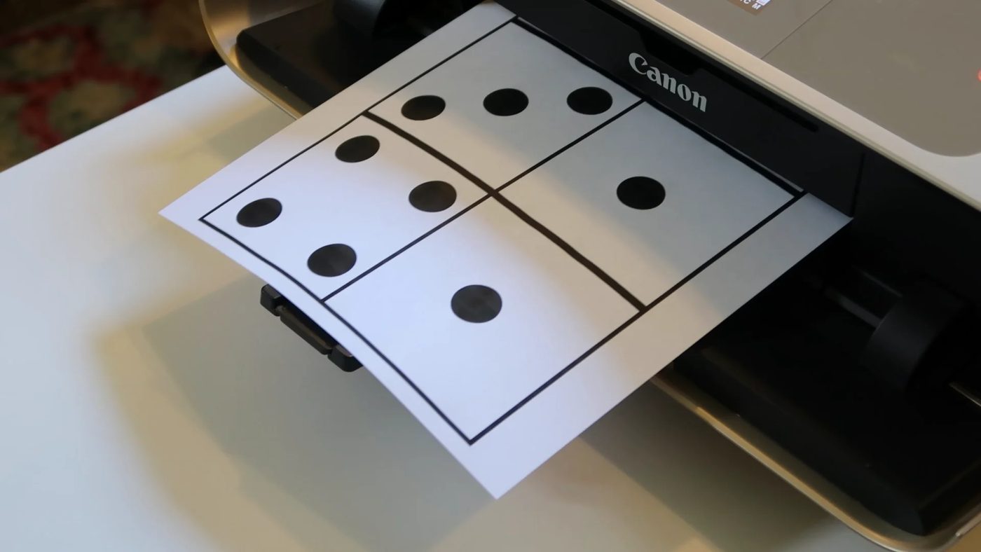 Free Printable Domino Templates, Canon Ip8720 #Bekob