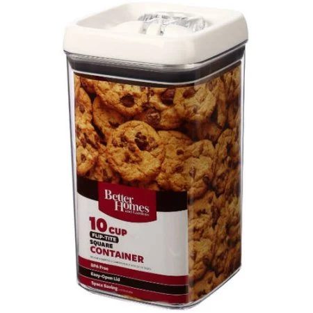 Better Homes And Gardens Flip Tite 10 Cup Square Container
