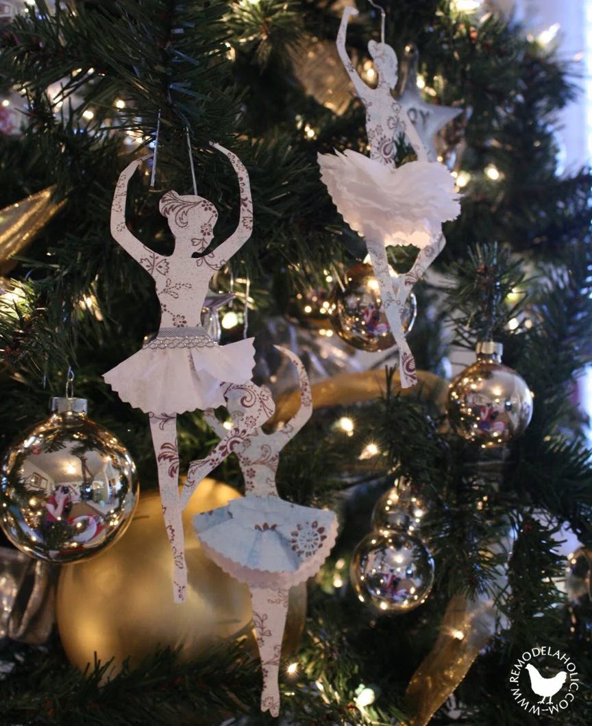 Handmade Paper Plate Angels and Tissue Paper Dancing Ballerinas (Paper Christmas Decorations; Day 11)