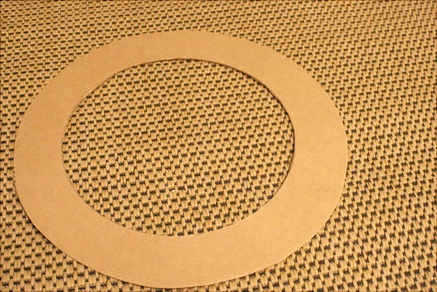 How To Make A Paper Wreath Base From Cardboard For A Magnolia Leaf Paper Wreath, Bekob