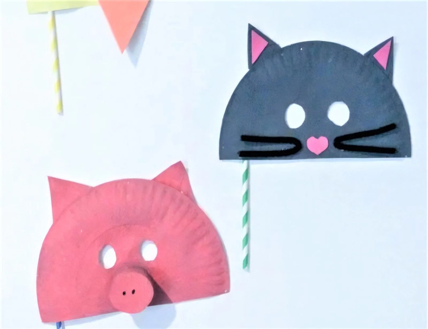 13a Paper Plate Kids Masks Paper Craft option 103334