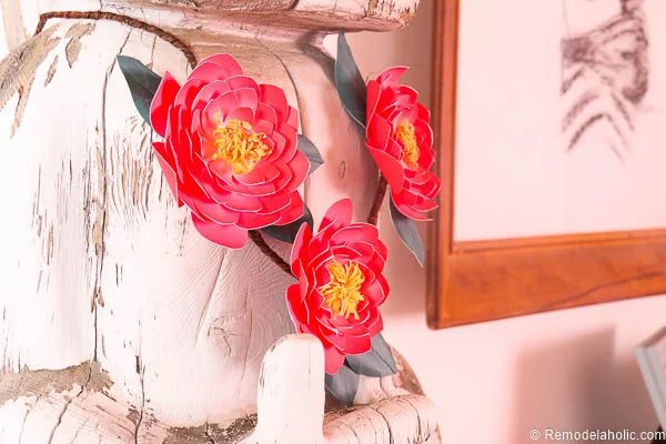 Paper Flower Garland walkthrough with Canon printer2 @Bekob-0268
