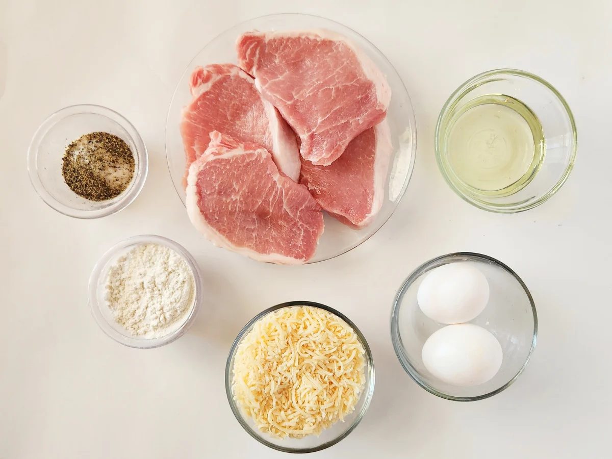 Parmesan Crusted Pork Chops Ing