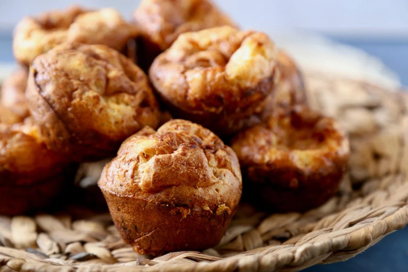 A well fitted side for soups and cold nights try this recipe for Parmesan Popovers at Bekob.com