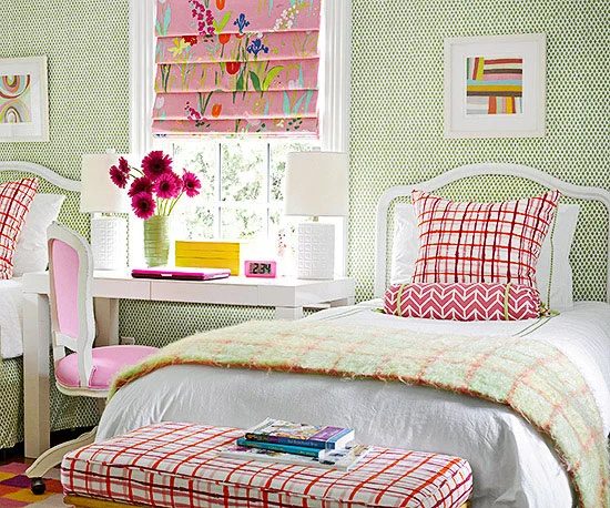 pattern mixing for kids rooms, Better Homes and Gardens