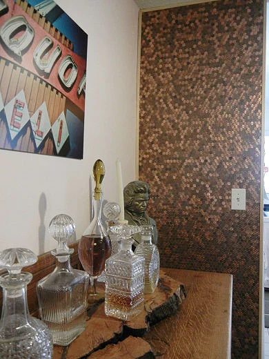 Penny accent wall (2)