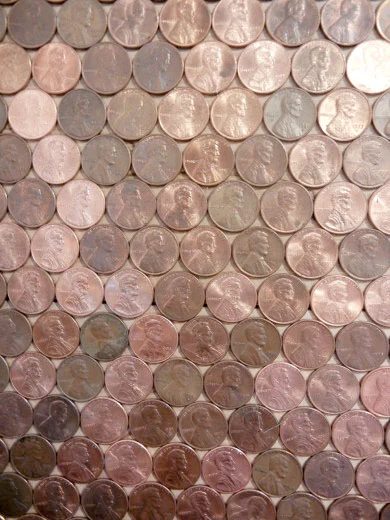 Penny accent wall (4)