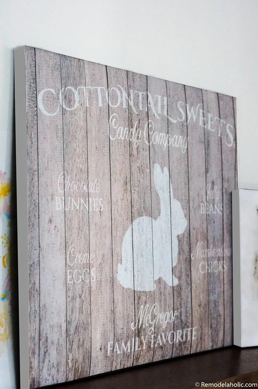 Custom Fillable Large 16x20 Family Name Easter Sign Cottontail Candy Company #Bekob