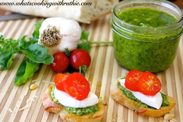 Pesto Bruschetta Recipe