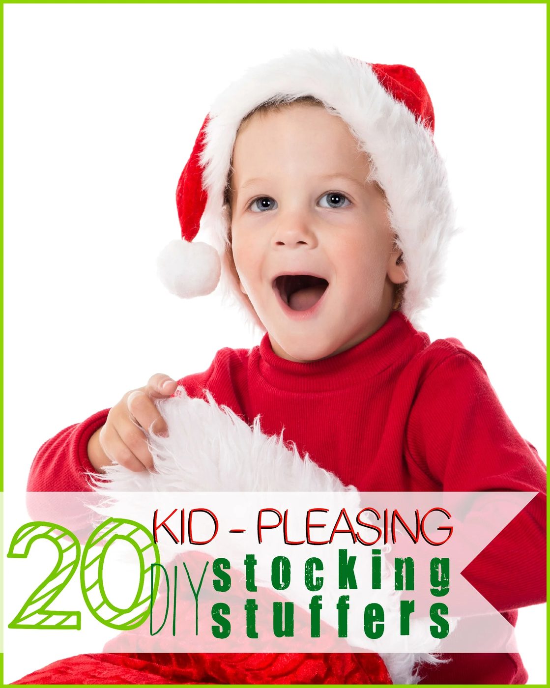 Get creative and crafty with gifts this year. All toys don't have to come from a store. Here are 20 Kid-Pleasing Handmade Stocking Stuffers - Tipsaholic, #stockingstuffers, #Handma