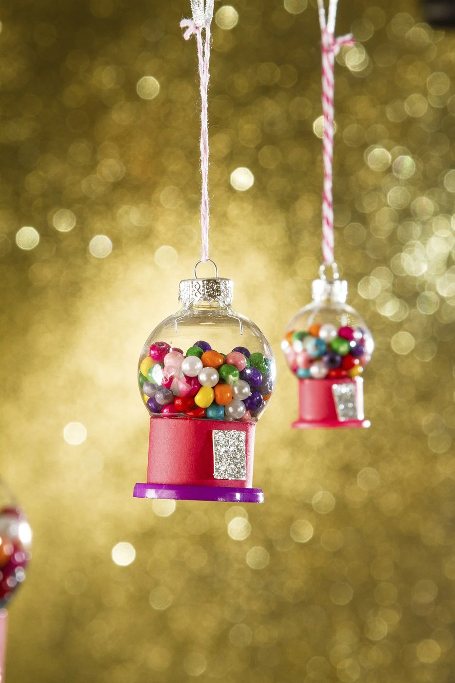 Petite Gumball Machine Ornaments