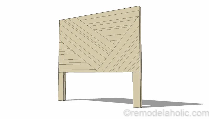 Rustic Pieced Wood Headboard 4 1