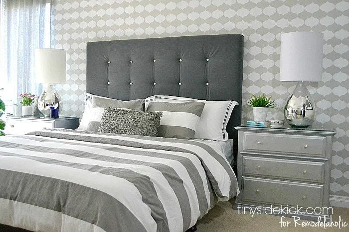 Handmade Upholstered Headboard walkthrough - TinySidekick.com for Bekob