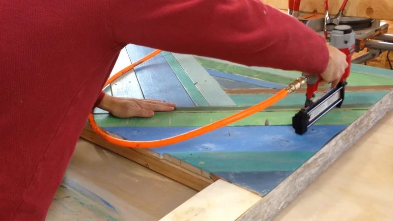 Rustic Pieced Wood Headboard 18