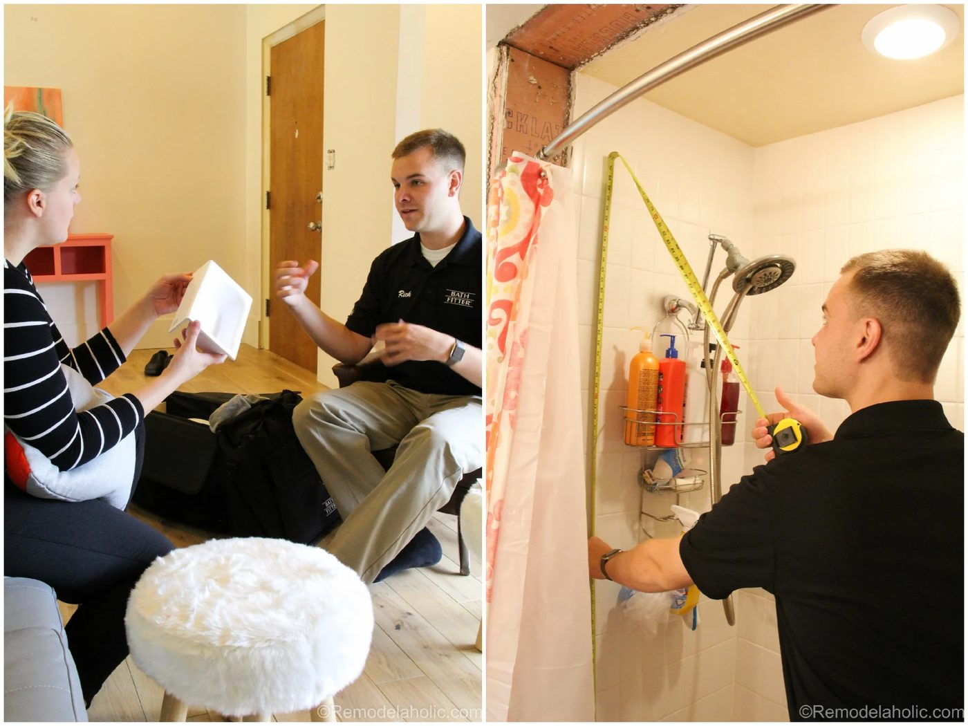 Consultation with bath fitter