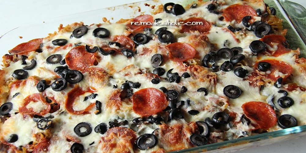 straightforward Pizza Pasta Casserole Recipe
