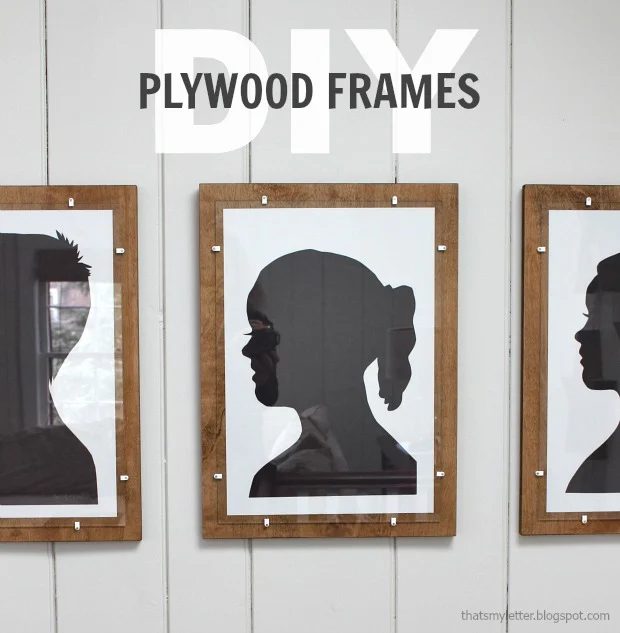 Plywood Decor Projects That's My Letter