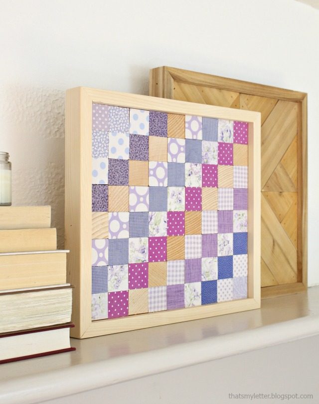 Plywood Decor Projects That's My Letter Quilt